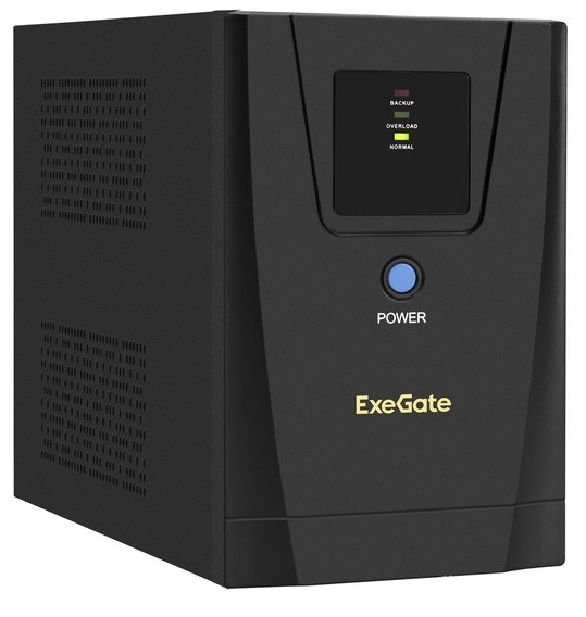 Источник бесперебойного питания  Exegate SpecialPro UNB-1600.LED.AVR.2SH.3C13 991178