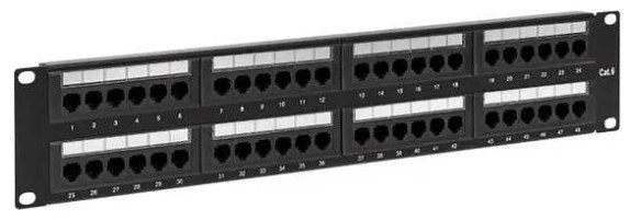 Патч-панель  EKF TRCS-PPNL-6ASTP-1U24 1239313