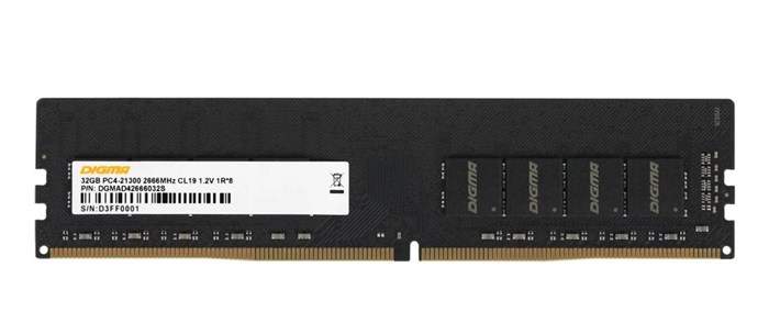 Модуль памяти DDR4 32GB Digma DGMAD42666032S 1065795