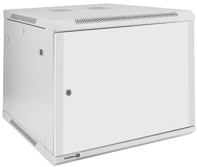 Шкаф настенный 19", 9U Exegate EC-WM-9U.600.M.GREY 1230465