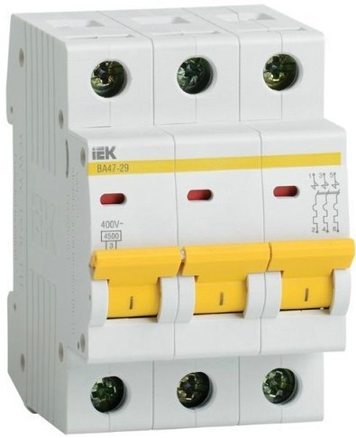 Автоматический выключатель  IEK MVA20-3-032-C 437395
