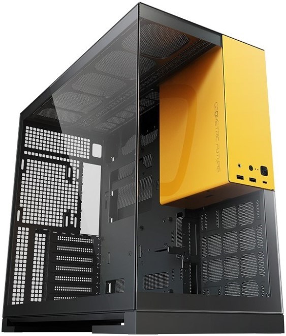 Корпус eATX Geometric Future Model 5 Black Yellow 1115363