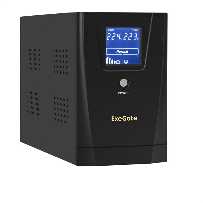 Источник бесперебойного питания  Exegate SpecialPro Smart LLB-2000.LCD.AVR.1SH.2C13.RJ.USB 1041385