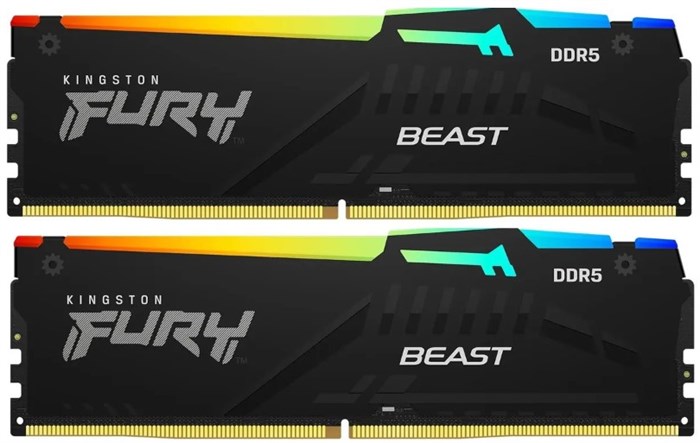 Модуль памяти DDR5 16GB (2*8GB) Kingston FURY KF552C40BBAK2-16 1070176
