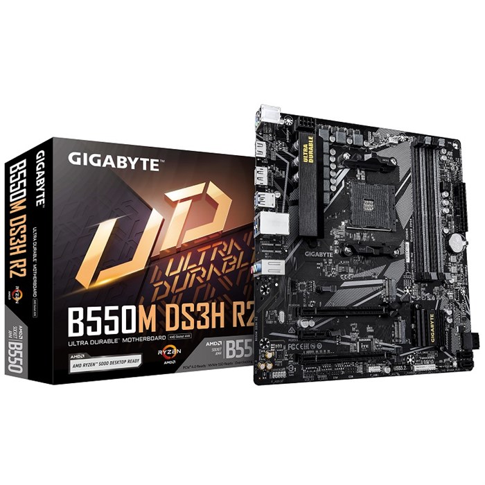 Материнская плата mATX GIGABYTE B550M DS3H R2 1207494