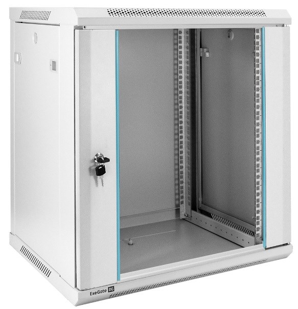 Шкаф настенный 19", 12U Exegate EC-WM-12U.600.G.GREY 1230455