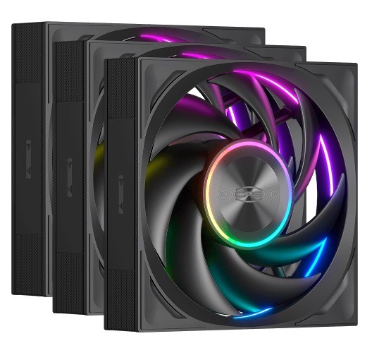 Вентилятор для корпуса PCCooler F7 X120 ARGB BK 3IN1 1234131