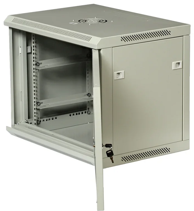 Шкаф настенный 19", 12U W&T C126045GWTWOF 816129