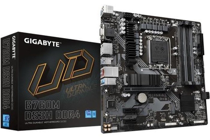 Материнская плата mATX GIGABYTE B760M DS3H DDR4 999929