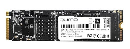 Накопитель SSD M.2 2280 Qumo Q3DT-256GHHY-NM2 256 ГБ 1119437