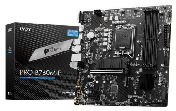 Материнская плата mATX MSI PRO B760M-P 1025579