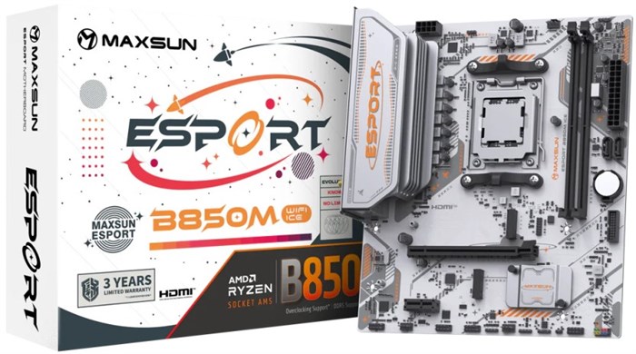 Материнская плата mATX MAXSUN MS-eSport B850M WIFI 1229785