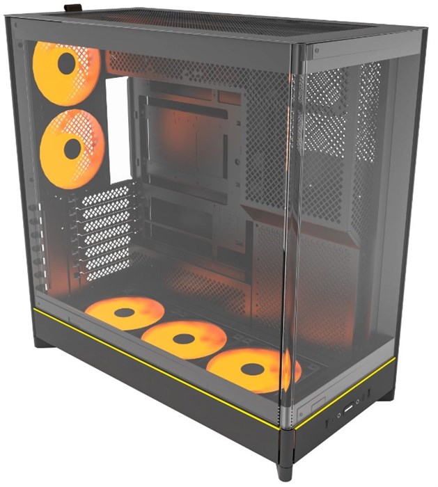 Корпус ATX Montech HS02 PRO BLACK 1217656