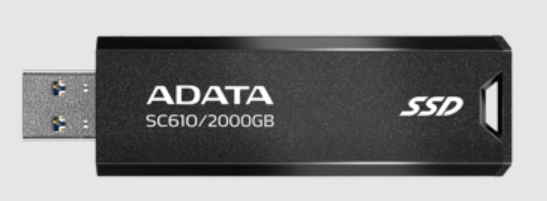 Внешний SSD USB 3.2 Gen 2 Type-A ADATA SC610-2000G-CBK/RD 2000 ГБ 1057660