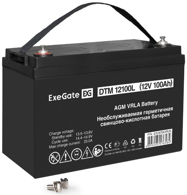 Батарея аккумуляторная  Exegate DTM 12100L 1211706