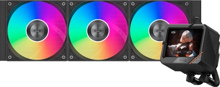 Система охлаждения жидкостная PCCooler GT360 ARGB Display WH 1227948