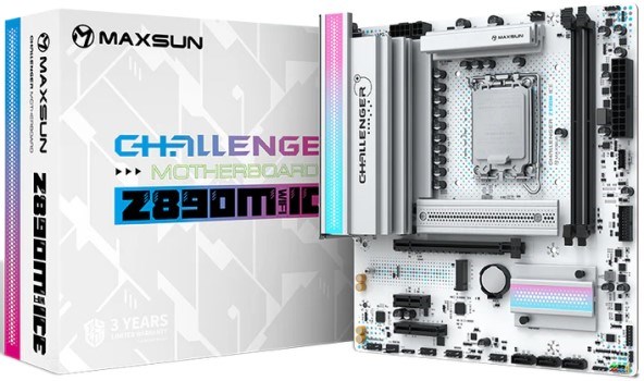 Материнская плата mATX MAXSUN MS-Challenger Z890M WIFI ICE 1205178