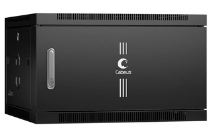 Шкаф настенный 19", 6U Cabeus SH-05F-6U60/45m-BK 552746