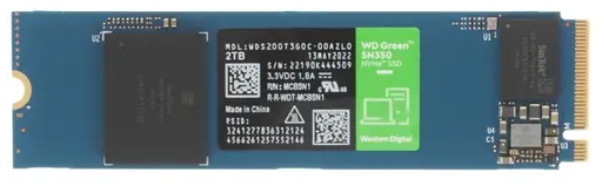Накопитель SSD M.2 2280 Western Digital WDS200T3G0C 2000 ГБ 947712