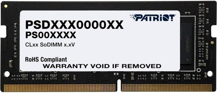 Модуль памяти SODIMM DDR4 8GB Patriot Memory PSD48G320081S 816167