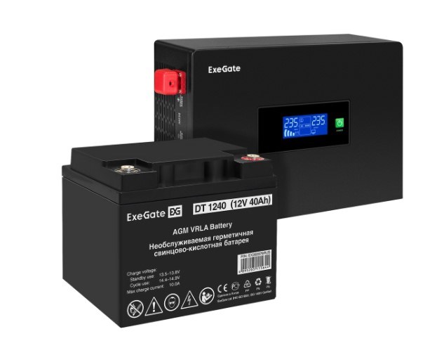 Комплект  Exegate IdealSine SR-600.LCD.2SH 1118309