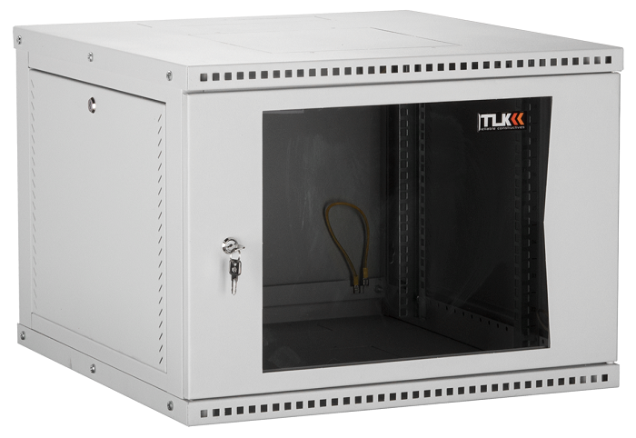 Шкаф настенный 19", 9U TLK TWI-096060-R-G-GY 790769