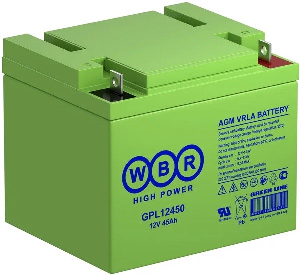 Аккумулятор  WBR GPL12450 WBR 1186488