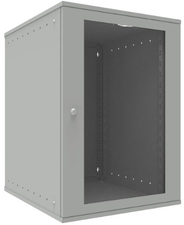 Шкаф настенный 19", 18U SNR SNR-TWC-18-GDL 1180413