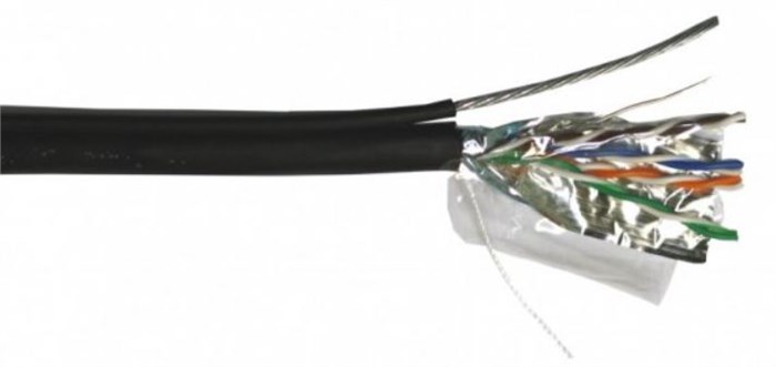Кабель витая пара U/UTP 5e кат. 4 пары TWT TWT-5EUTP-OUT-TR 251235