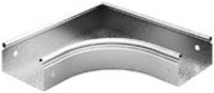 Угол гориз. 90°  Ostec УПТП90-200х50-0,7-R100-СЦ 914697