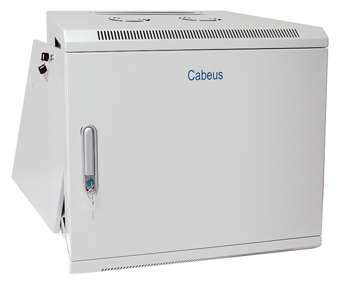 Шкаф настенный 19", 9U Cabeus SH-05F-9U60/60m 513056