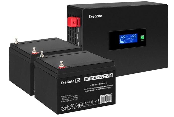 Комплект  Exegate IdealSine SR-1500.LCD.2SH 1118343