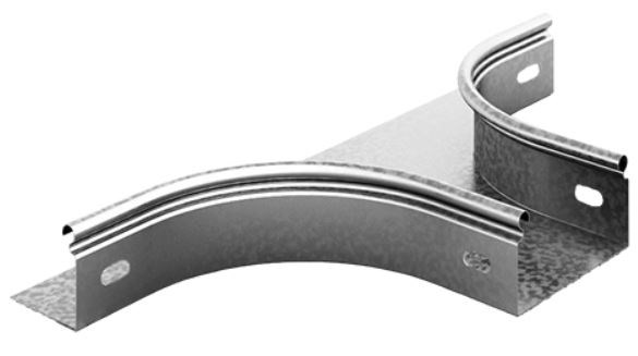 Ответвитель горизонтальный  Ostec ОГП-100х100-0,7-R100-СЦ 915188