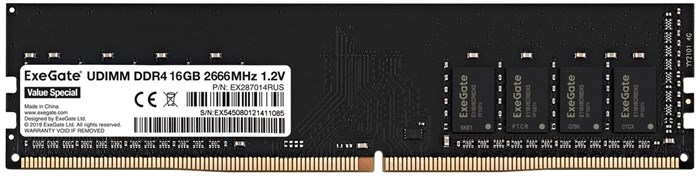 Модуль памяти DDR4 16GB Exegate EX287014RUS 1154565