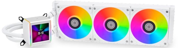 Система охлаждения жидкостная Lian Li GA II LCD 360 White 1107179