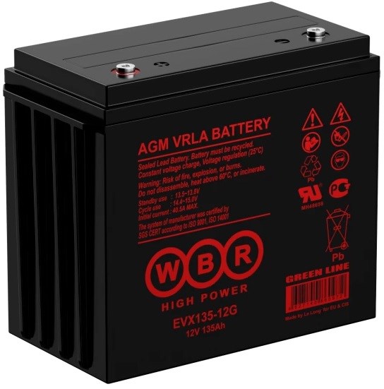 Аккумулятор  WBR EVX135-12G WBR 1186505