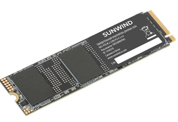 Накопитель SSD M.2 2280 SUNWIND SWSSD004TN3 4000 ГБ 1234839