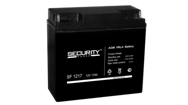 Аккумулятор  Security Force 12 В, 17 Ач 497860