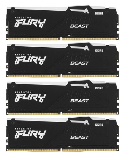 Модуль памяти DDR5 64GB (4*16GB) Kingston FURY KF556C40BBK4-64 1220984