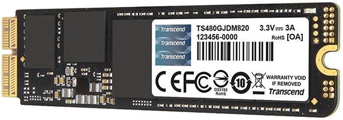 Накопитель SSD M.2 2280 Transcend TS480GJDM825 480 ГБ 633506