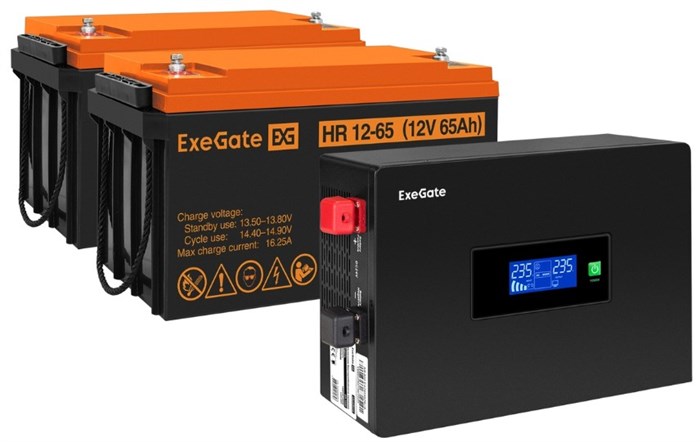 Комплект  Exegate IdealSine SR-1500.LCD.2SH 1191560