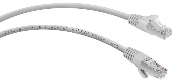 Кабель патч-корд F/UTP 6 кат. 20м Cabeus PC-FTP-RJ45-Cat.6-20m-LSZH 513349