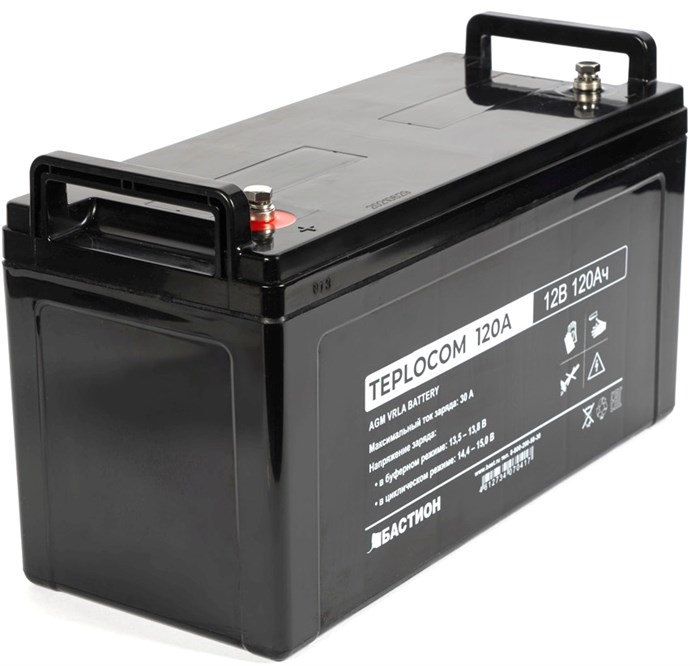 Аккумулятор  Бастион АКБ TEPLOCOM 120Ач 1039130