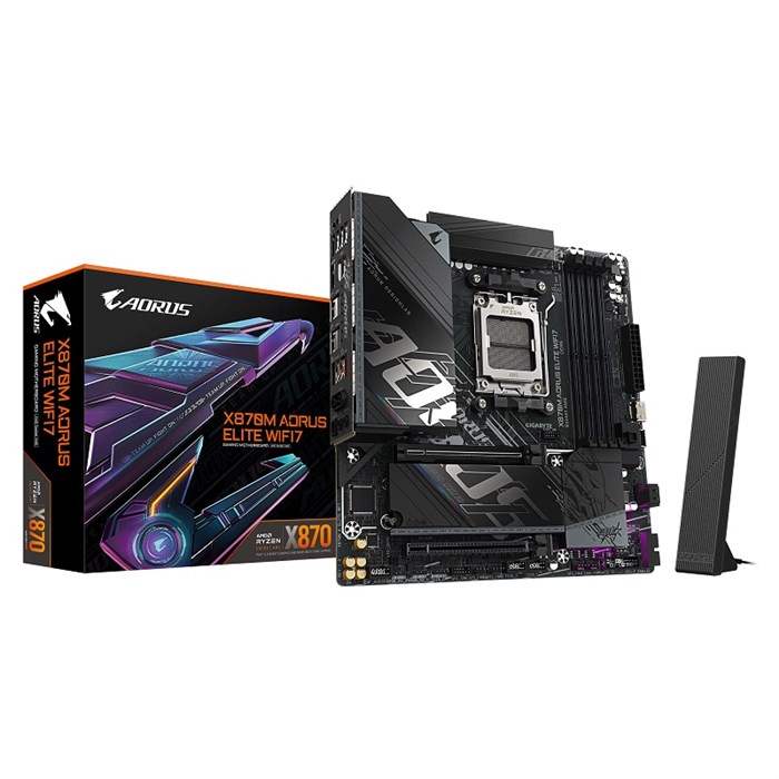 Материнская плата mATX GIGABYTE X870M AORUS ELITE WIFI7 1221303
