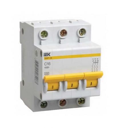 Автоматический выключатель  IEK MVA20-3-016-C 437366