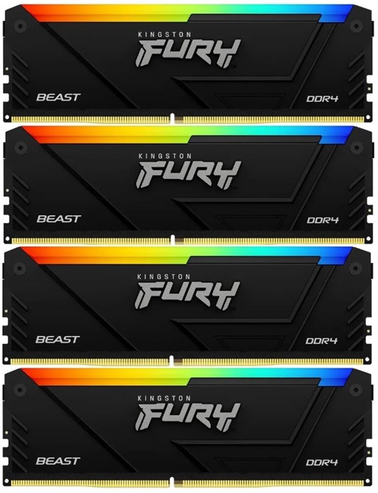 Модуль памяти DDR4 64GB (4*16GB) Kingston FURY KF432C16BB2AK4/64 1117051