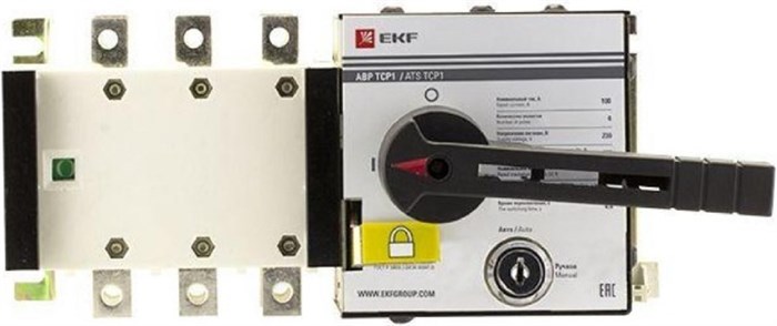 Автоматический ввод резерва  EKF ats-tsr1-200A-3p-pro 1138367