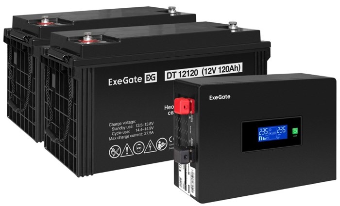 Комплект  Exegate IdealSine SR-1500.LCD.2SH 1191559