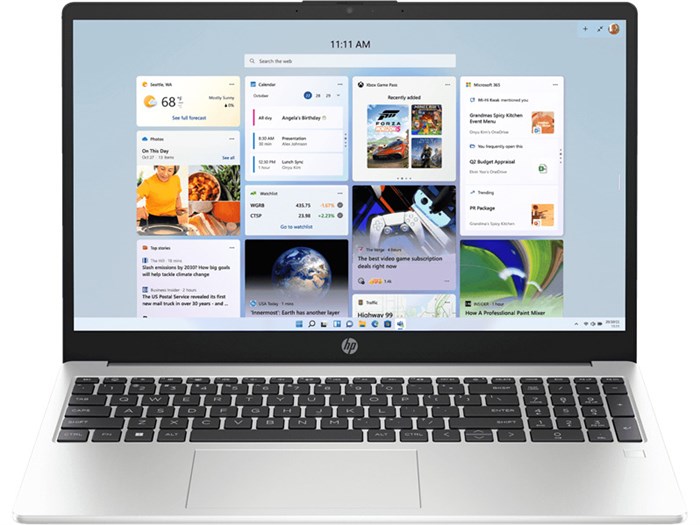 Ноутбук  HP 250 G10 15.6 ", Core i3, 8 Гб RAM, 512 Гб SSD, UHD Graphics, Серебристый 1098178