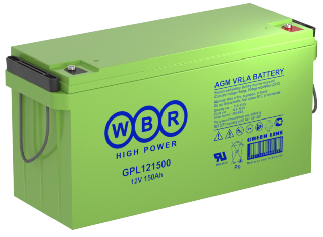 Аккумулятор  WBR GPL121500 849563